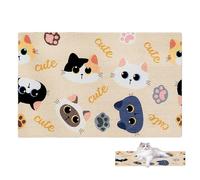 Cat Scratchers, Cartoon Adhesive Scratching Pad, Cute Scratching Board, Wear-Resistant Scratching Mat, Claw Grinding Pad, Indoor Cat Scratching Pad, Cat Claw Maintenance, Adhesive Scratching Pad, Cat
