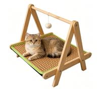 Cat Scratching Bed - Interactive Pet Lounger with Teaser Ball