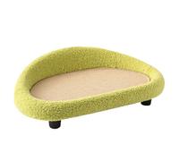 Cat Scratching Bed - Large Sisal Lounge Bed, Durable Cat Scratch Pad for Relaxing and Claw Care, Comfortable Pet Lounger for Home, Living Room, Apartment, Dorm, Patio, Balcony, Porch Corner