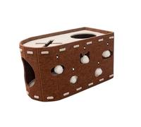 Cat Scratching Board House - Hideaway Condo | 20.47 pulgadas Felt | Furniture Protection Kitten Cave for Bedroom and Living Room, Cat Scratching Board House for Indoor Workspaces