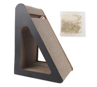 Cat Scratching Board Triangle Shape High Grade Corrugated Paper Cat Scratcher FOR Grinding Claws IS Suitable FOR All Cat Lovers and Pet Owners