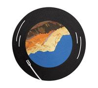 Cat Scratching Mat Board - Rotating Pet Exercise Toy | Wall Art Cat Scratcher Board, Indoor Kitten Scratch Training Disc System, Wall Mounted Furniture Saver Scratch Pad Activity Enrichment AC
