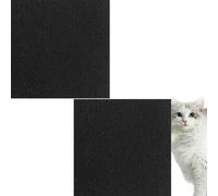 Cat Scratching Mat,DIY Climbing Cat Scratcher Mat,Trimmable Self-Adhesive Carpet Cat Mat Pad,Reusable Cat Couch Protector,For Cat Shelves,Table Leg,Furniture Steps (Black)