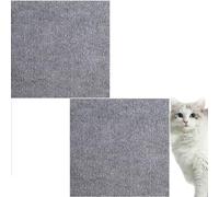 Cat Scratching Mat,DIY Climbing Cat Scratcher Mat,Trimmable Self-Adhesive Carpet Cat Mat Pad,Reusable Cat Couch Protector,For Cat Shelves,Table Leg,Furniture Steps (Light Grey)