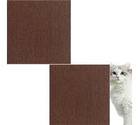 Cat Scratching Mat,DIY Climbing Cat Scratcher Mat,Trimmable Self-Adhesive Carpet Cat Mat Pad,Reusable Cat Couch Protector,For Cat Shelves,Table Leg,Furniture Steps (Coffee)