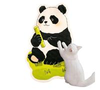 Cat Scratching Mat | Wall Mounted Anti-Slip Cartoon Felt Adhesive Mat | Cat Scratcher Pad | for Corner Play Climbing Ejercise Boredom Relief Home Indoor Outdoor Living Room Family Time