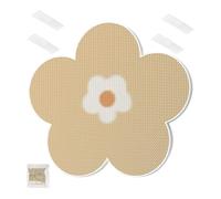 Cat Scratching Pad, Adhesive Scratch Mat, Flower-Shaped Kitten Board, Wall Mount Design, Claw-Friendly Texture, Furniture Protector, for Living Room or Bedroom Use, 15.75x15.75x0.79 in