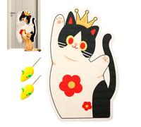 Cat Scratching Pad, Furniture Protector, Wall Scratcher, 19.69x31.5 Inches, Adhesive Vertical Cat Scratch Pads for Couch Carpet Floor Mount Kitten Exercise Pet Enrichment Indoor Play