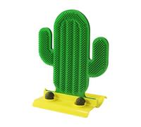 Cat Scratching Post, Interactive Sisal Scratcher, Tower Catnip, Color Green Indoor Claw Grinding and Exercise Tree, Fun -Shaped Play Post for Small