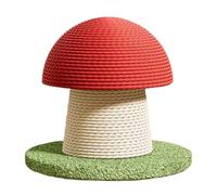 Cat Scratching Post - Mushroom Shaped Sisal Tower, Home and Apartment Friendly, Tall Cat Scratcher for Kitten Exercise, Mental Stimulation, Physical Activity, Boredom Relief, Indoor and Outdoor Use