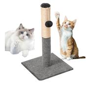 Cat Scratching Post - Natural Sisal Rope Scratcher Post | Interactive Cat Toy with Dangling Ball | Large Scratching Sisal Rope Pet Supplies | Kitten Furniture For Indoor Domestic Animals