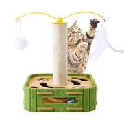 Cat Scratching Post, Tall Tower Toy, 13.17 Inches Lightweight and Easy to Place, Sisal Cat Scratcher for Living Room, Bedroom, or Pet Area, Kittens, Adult Cats