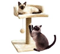Cat Scratching Posts | Tall Interactive Tower Tree Bed with Plush Ball