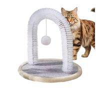 Cat Self Groomer - 11.81x11.81x12.99 Pulgadas Face Scratchers Massager De Cuerpo | Juguetes Rastro Gatito Resistentes A La Mordida, Suministros Para Mascotas Una Pequeña Relajación Juego Grand