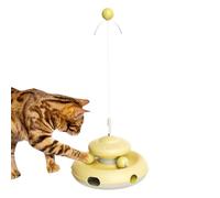 Cat Self-pleasure Toys, Multipurpose Interactive Cat Toy | No Slip Track Ball Teaser for Fun Play and Exercise | Versátil Pet Toy for Entertainment and Relaxation
