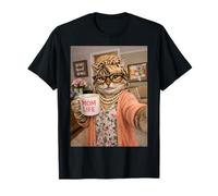 Cat Selfie Humor Show Love & Apreciación a Mamá Mamá Mamá! Camiseta