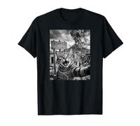 Cat Selfie Pompeya Monte Vesubio Erupción Camiseta