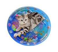 Cat Sensory Water Mat, Cartoon Water Pad, Fun Play Mat Pets & Babies, Cooling Effect, Comfortable Sleeping, Great For Small, Medium, and Large Kittens, Puppies and Home Use