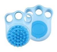 Cat Shampoo Brush - Pet Bath Brush | Soft Shampoo Dispensing Scrubber | Soft Silicone Bristle Pet Grooming Brushs | Shampoos Dispensing Massage Scrubber For Bathing Grooming Massage Short Long Hair