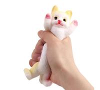 Cat Shape Stress Toy - Cute Stress Relief Fidget, Soft Material , Rebound Design Sensory Play, Desk Activity Tool, Stress-Free Toy for Adults Kids Work Study, Sensory Activity Accessory,