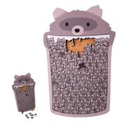 Cat Shaped Wooden Puzzle - 12 Inches Animal Educational Jigsaw Game for Kids and Adults, Brain-Training Toy with Artistic Wood Design, Playroom, Living Room, Table, Office,