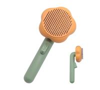 Cat Shedding Brush, Deshedding Comb, Gentle Grooming Tool with Massage Bristles, Soft Bristle Pet Comb for Cleaning Kittens, Cats, and Dogs During Bath, 7.56x3.27x2.56 inches