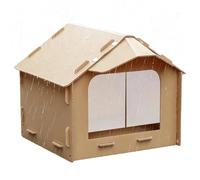 Cat Shelter - Waterproof Pet House with Sloping Roof | Sturdy Outside Cat Feeder Shelter, Bend Resistant Tough Dog Cave For Garden Yard Patio Park Community