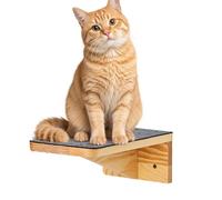 Cat Shelves Wall | Climbing Wooden Pet Floating Bed | Cat Wall Ledge | For Living Room Kitchen Corner Workplace Home Apartment Indoor