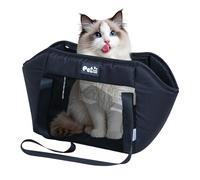 Cat Shoulder and Carrier Bag | Portable Dog Tote Pouch | Pet Carrier with Detachable Strap for Driving, Vet Visits, Walking, Going Out