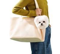 Cat Shoulder Carrier, Portable Small Dog Carry Bag, Breathable Mesh Pet Tote, Travel-Friendly Escape-Proof Lightweight Travel Pack for Walking, Outdoor Adventures, 280 g to 310 g