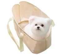 Cat Shoulder Carrier, Small Dog Carry Bag, Decorative Puppy Sling Pack, Sturdy Breathable, Anti Escape Pet Carrier for Outdoor, Playing, Medium 12.99x9.06x7.09 Inches