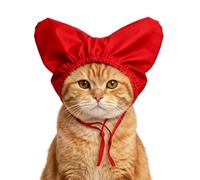 Cat Shower Cap - Waterproof Ear Protection Wrap, Heart Shape Puppy Design, Adjustable Soft Elastic Fit, Reusable Grooming Safety Cover | Pet Bathing Protection, Home Routine, Salon Use, Daily Animal
