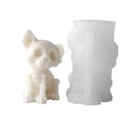 Cat Silicone Mold Cute 3D Horror DIY Easy Release Halloween Candles Molds