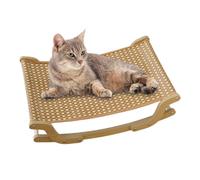 Cat Sisal Chair, Kitten Beach Rocking Sofá, Pet Cooling Recliner Seat, 21,46 x 14,29 x 6,1 pulgadas, Ideal para sala de estar, balcón, Apartment, Garden, Travel, Hot Days, Shop, Window