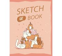 Cat Sketch book: Just A Girl Who Loves Cats, Cat pyramid Sketchbook , Cat Notebook, Blank Paper for Drawing, Doodling , Sketching , Writing or Painting | size "8.5x10" inch 108 page