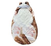 Cat Sleeping Bag for Adults, 69" Extra Large Envelope Sleep Sack, Ultra Soft Plush Flannel Lining, Warm Fleece Lounging Blanket, Cute Cat Print, Machine Washable for Camping, Travel, Home