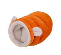 Cat Sleeping Bag, Winter Pet Bed, Dog Nest Cave, Semienclosed Soft and Cozy Materials Machine Washable Lightweight for Indoor, 19.69x13.78 Inches