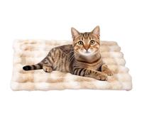Cat Sleeping Mat - Plush Washable Pet Pad, Plush Cat Sleeping Mat, Warm Washable Pet Cushion | Cozy Pad for Dogs, Kittens & Small Pets, Winter Travel, Couch, Bedside, Car, Chair, Indoor Window Use