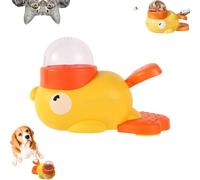Cat Slot Machine Treat Dispenser, Cat Treat Dispenser Toy, Treats Slot Machine for Cats and Dog, with Button Duck-Shaped Dog Interactive Slow Feeder, for Pets (1 Pc)
