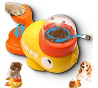 Cat Slot Machine Treat Dispenser, Cat Treat Slot Machine, Interactive Duck Treat Dispenser for Cats, 2-in-1 Interactive Slow Feeder Toy, Slow Feeder Bowl, No Batteries (1PCS)
