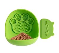 Cat Slow Feeder | Silicone Suction Cup Wide Mouth | Slow Feeding Pet Food B
