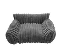 Cat Sofa Bed, Plush Chew-Proof Pet Couch for Small Dogs and Cats, Soft Raised Edge Design Travel Patio Bedroom Living Room Car Apartment Indoor Outdoor Resting 15.75x7.87 Inches