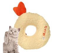 Cat Soft Cone, Soft Plush Pet Cone, Anti-Bite Cat Collar, Tempura Taiyaki Safety Collar, Cute Cat Neck Protector, Kitten Recovery Cone Soft, Puppy Protective Collar, Cat Cone for Small Pets