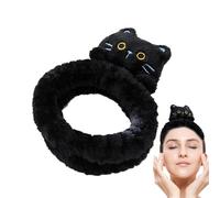 Cat Spa Headbands, Cute Face Wash Makeup Headband, 5 x 18 cm Comfortable Cat, Adorable Plush Soft Animal Hair Band, for Girls, Women, Application Face Wash