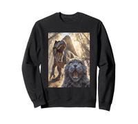 Cat Spinosaurus Mirabilis Dinosaur Selfie Graphic Sudadera