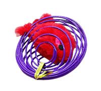 Cat Springs, Colorful Durable Cats Spiral Spring Toy, Colorful Fun Stretchable Pet Games | Stimulating Cat Toys | For Home Outdoor Play Training Ejercise Mental Stimulation Scratching Post Climbing