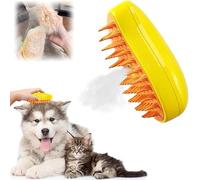 Cat Steam Brush, 3 In1 Steamy Cat Brush Self Cleaning Ste-am Cat Brush Rechargeable Cat Grooming Brush Cat and Dog Hair Cleaner Brush Electric Pet Brush For Grooming Removing Tangled