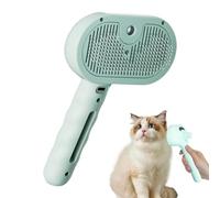 Cat Steam Brush - 35ml Rechargeable Pet Steam Brush | Self Cleaning Cat Spray Comb | Release Button | Dog Hair Remover, Supplies, Pet Spray Depilatory Comb Accessories | 4.53x2.76x7.87 Inches