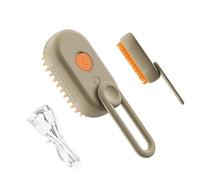 Cat Steam Brush, Pet Steam Brush, Rechargeable Pet Steam Brush, 3 In 1 Cat Grooming Brush Pet Hair Removal Comb For Cat And Dog, Cleaning Slicker Steamy Cat Brush For Pet Shedding Grooming