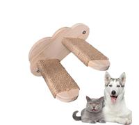 Cat Steps for Wall, Solid Wood Cat Stairway, Floating Wall-Mounted Shelves, Space-Saving Climbing Perches, Elegant Pet Furniture, (Set of 3), for Indoor Bedroom Living Room